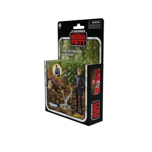 Figura de Star Wars Luke Skywalker y Grogu de Star Wars: The Book of Boba Fett - Coleccionables Kenner - Imagen 5