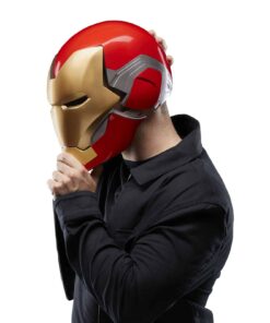 Casco coleccionable Iron Man Hasbro con apertura facial electrónica