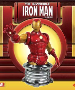 Figura coleccionable Iron Man busto escala 1 6 edición deluxe Marvel