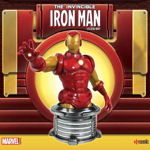 Busto Deluxe Iron Man Avengers Semic - Escala 1:6 - Marvel - Imagen 2