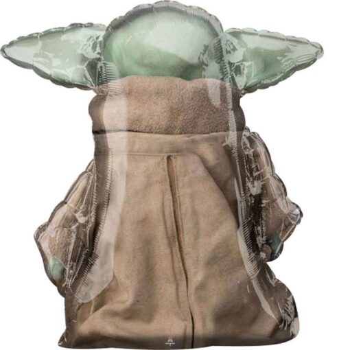 Inflable Globo Star Wars Gran Grogu Baby Yoda Aire Helio 78cm - Suministros para Fiestas y Juegos de Juguetes - Imagen 2