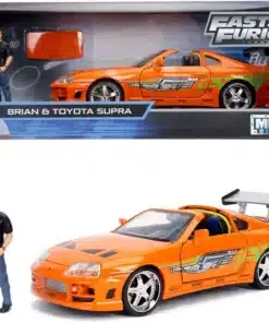 Diorama Toyota Supra 1:24 Brian O’Conner Fast and Furious Jada Toys