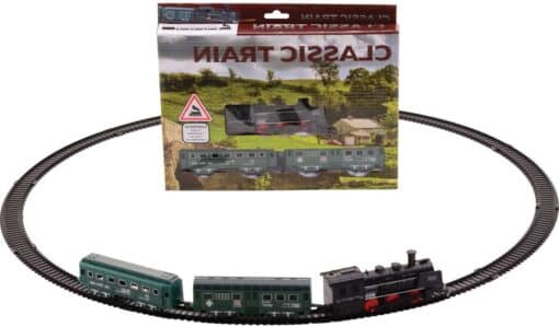 Tren Clásico de Juguete, Maqueta de Tren, Diversión Garantizada