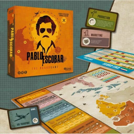 JUEGO DE MESA EL PATRÓN UN JUEGO DE TRÁFICO ESTRATÉGICO, JUEGO ESCOBAR NUEVO - Imagen 2