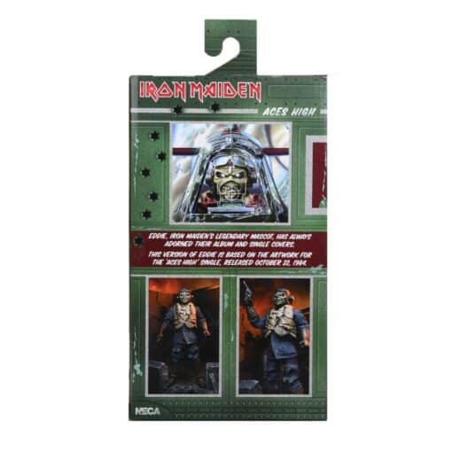 NECA FIGURA EDDIE IRON MAIDEN ACES HIGH, FIGURA IRON MAIDEN COLECCIONISMO - Imagen 4