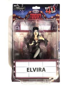 figura elvira neca toony terrors edición coleccionista 40 aniversario terror