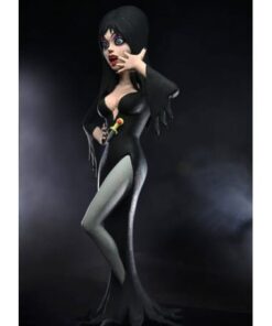 figura coleccionista elvira neca toony terrors 40 aniversario colección terror