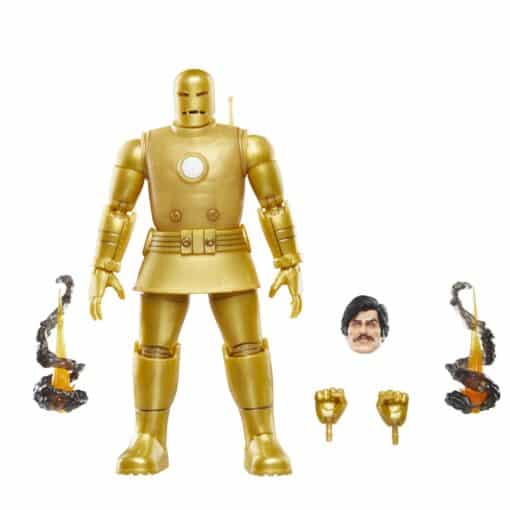Marvel Legends Iron Man Model 01 Gold Figura Articulada 16,5 cm Hasbro Versión Clásica Dorada - Imagen 2