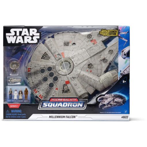 STAR WARS MICRO GALAXY SQUADRON HALCON MILENARIO CON FIGURAS STAR WARS