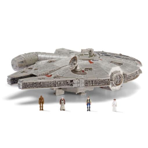 STAR WARS MICRO GALAXY SQUADRON HALCON MILENARIO CON FIGURAS STAR WARS - Imagen 3