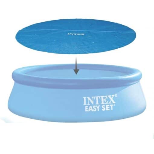 COBERTOR SOLAR INTEX PISCINAS 244cm COLOR AZUL CUBIERTA PISCINA - Imagen 2