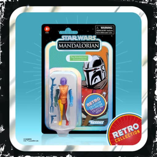 Hasbro Figura Star Wars The Mandalorian Edición Prototipo Kenner Retro Colección - Imagen 2