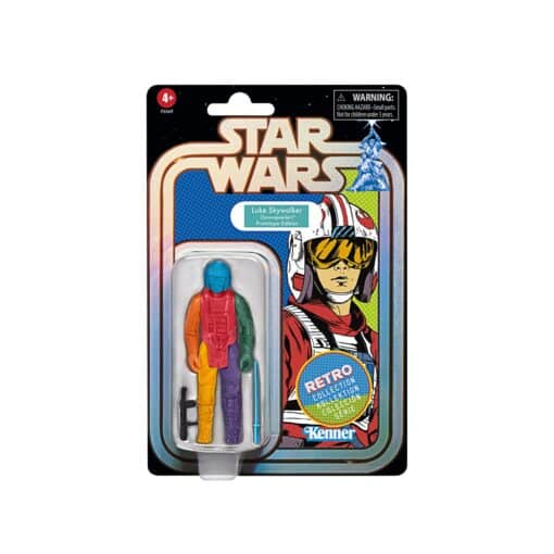Hasbro STAR WARS FIGURA LUKE SKYWALKER SNOWSPEEDER PROTOTYPE EDITION KENNER RETRO