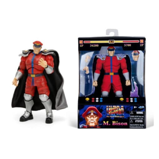 Figura Bison Jada Ultra Street Fighter II M.Bison 15cm - Nuevo - - Imagen 3