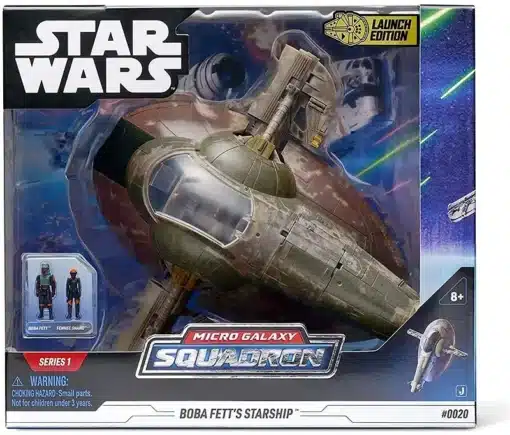 STAR WARS MICRO GALAXY SQUADRON BOBA FETT STARSHIP CON FIGURAS STAR WARS - Imagen 3