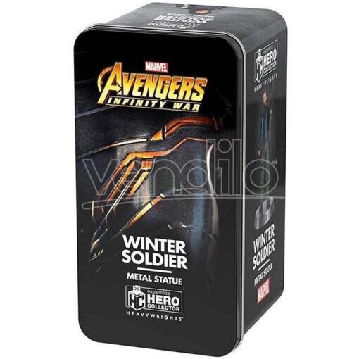 MARVEL AVENGERS INFINITY WAR WINTER SOLDIER METAL STATUE HERO COLLECTOR