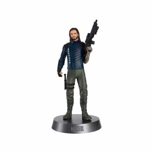 MARVEL AVENGERS INFINITY WAR WINTER SOLDIER METAL STATUE HERO COLLECTOR - Imagen 2