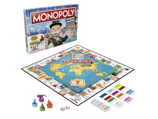 Hasbro Juego de Mesa Monopoly Viaja por el Mundo Edición - Imagen 2