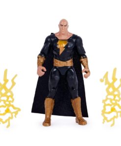 figura de acción black adam spin master 10 cm dc comics coleccionista