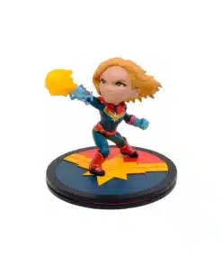 qmx q-fig captain marvel figura oficial chibi marvel
