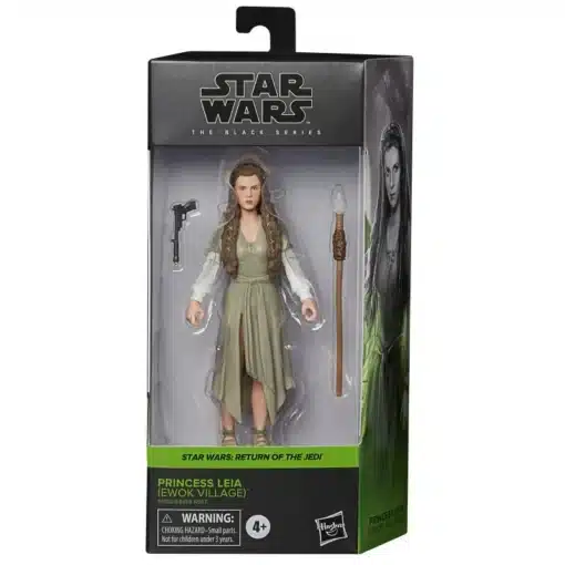 STAR WARS THE BLACK SERIES, FIGURA PRINCESS LEIA (EWOK VILLAGE) HASBRO - Imagen 2