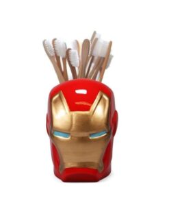 detalle jarrón decorativo iron man marvel 15x12 cm