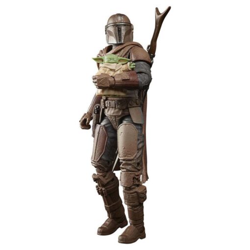 Hasbro STAR WARS THE BLACK SERIES, FIGURA THE MANDALORIAN & GROGU ARVALA-7 MANDALORIANO - Imagen 3