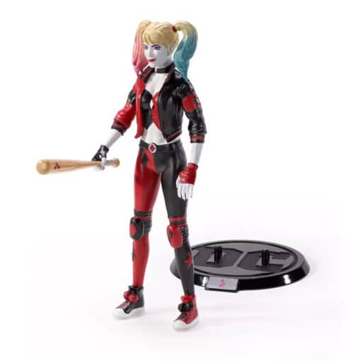 DC COMICS FIGURA HARLEY QUINN BENDYFIGS THE NOBLE COLLECTION 18cm