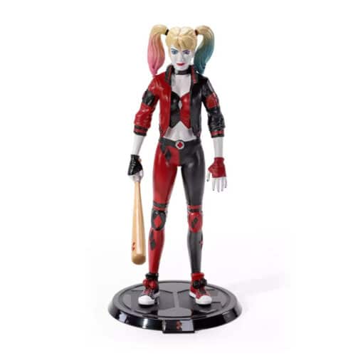 DC COMICS FIGURA HARLEY QUINN BENDYFIGS THE NOBLE COLLECTION 18cm - Imagen 3