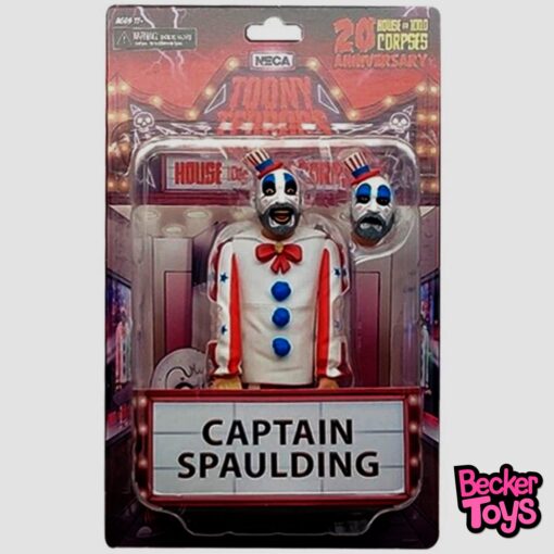 NECA TOONY TERRORS FIGURA CAPTAIN SPAULDING - Imagen 2