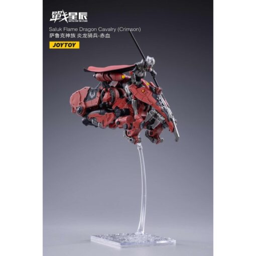 JOYTOY FIGURA SALUK FLAME DRAGON CAVALRY SHADOW CRIMSON - Imagen 2