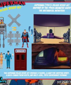Superman Diorama Deluxe 1941 Mezco Toyz The Mechanical Monsters