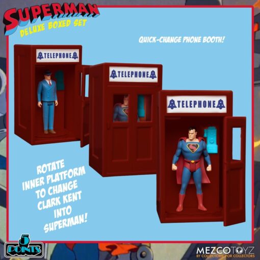 SUPERMAN THE MECHANICAL MONSTERS 1941 DELUXE BOXED SET DIORAMA PREMIUM MEZCO TOY - Imagen 3