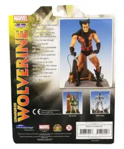 figura wolverine marvel select 18 cm articulada diamond select colección marvel