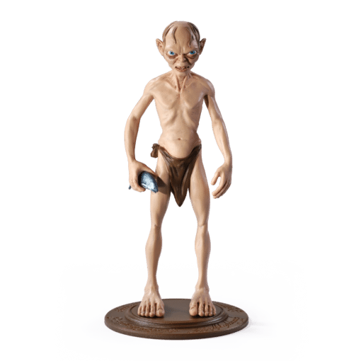 El Señor de los Anillos Figura Gollum Bendyfigs The Noble Collection 20cm - Coleccionable de Gollum de 20cm de la saga de El Señor de los Anillos