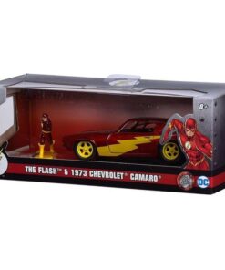 Coche metálico The Flash Chevrolet Camaro 1973 escala 1:32