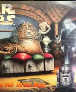 diorama star wars action scene jabba the hutt throne room amt 1995 vintage colección