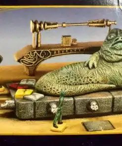 maqueta star wars jabba the hutt throne room diorama vintage amt 1995 original