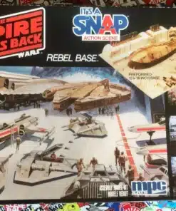 diorama star wars action scene rebel base mpc amt 1995 vintage colección