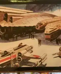 diorama coleccionista star wars rebel base vintage mpc amt 1995