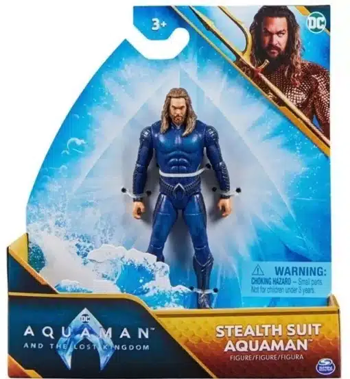 DC COMICS FIGURA STEALTH SUIT AQUAMAN PRIMERA EDICION SPIN MASTER