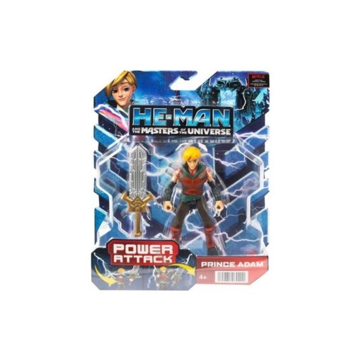 HE-MAN AND THE MASTERS OF THE UNIVERSE FIGURA PRINCE ADAM POWER ATTACK NETFLIX