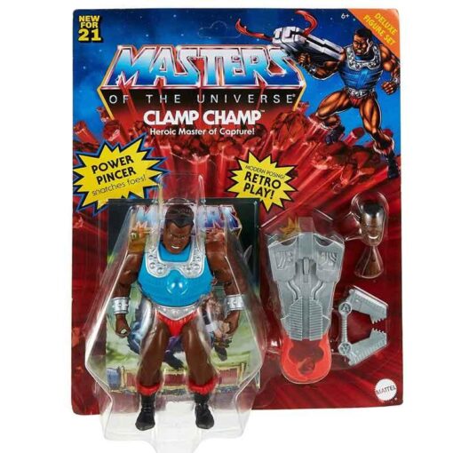 HE-MAN AND THE MASTERS OF THE UNIVERSE FIGURA CLAMP CHAMP NETFLIX