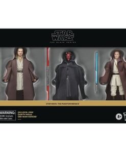 Pack Qui-Gon Jinn Obi-Wan Kenobi y Darth Maul Star Wars The Black Series Hasbro