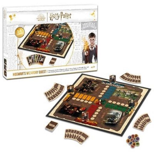 JUEGO DE MESA HARRY POTTER HOGWARTS WIZARDRY QUEST WIZARDING WORLD INGLÉS