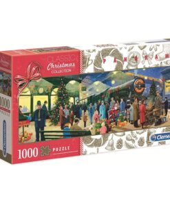 puzzle clementoni 1000 piezas classic christmas panorámico edición especial