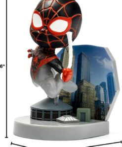 figura decorativa spider-man superama coleccionable marvel