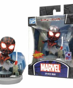detalle diorama spider-man cloaking effect edición de colección