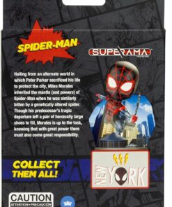 spider-man superama figura decorativa estilo diorama marvel