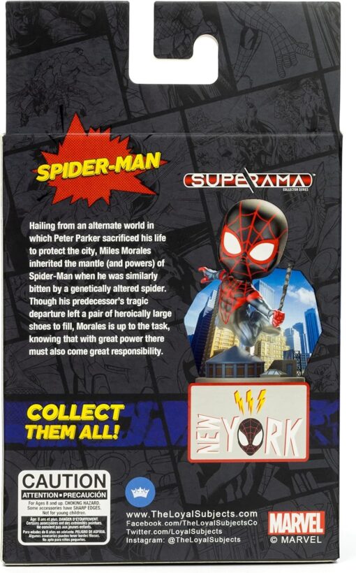 MARVEL SUPERAMA FIGURA SPIDER-MAN CLOAKING EFFECT! DIORAMA - Imagen 4